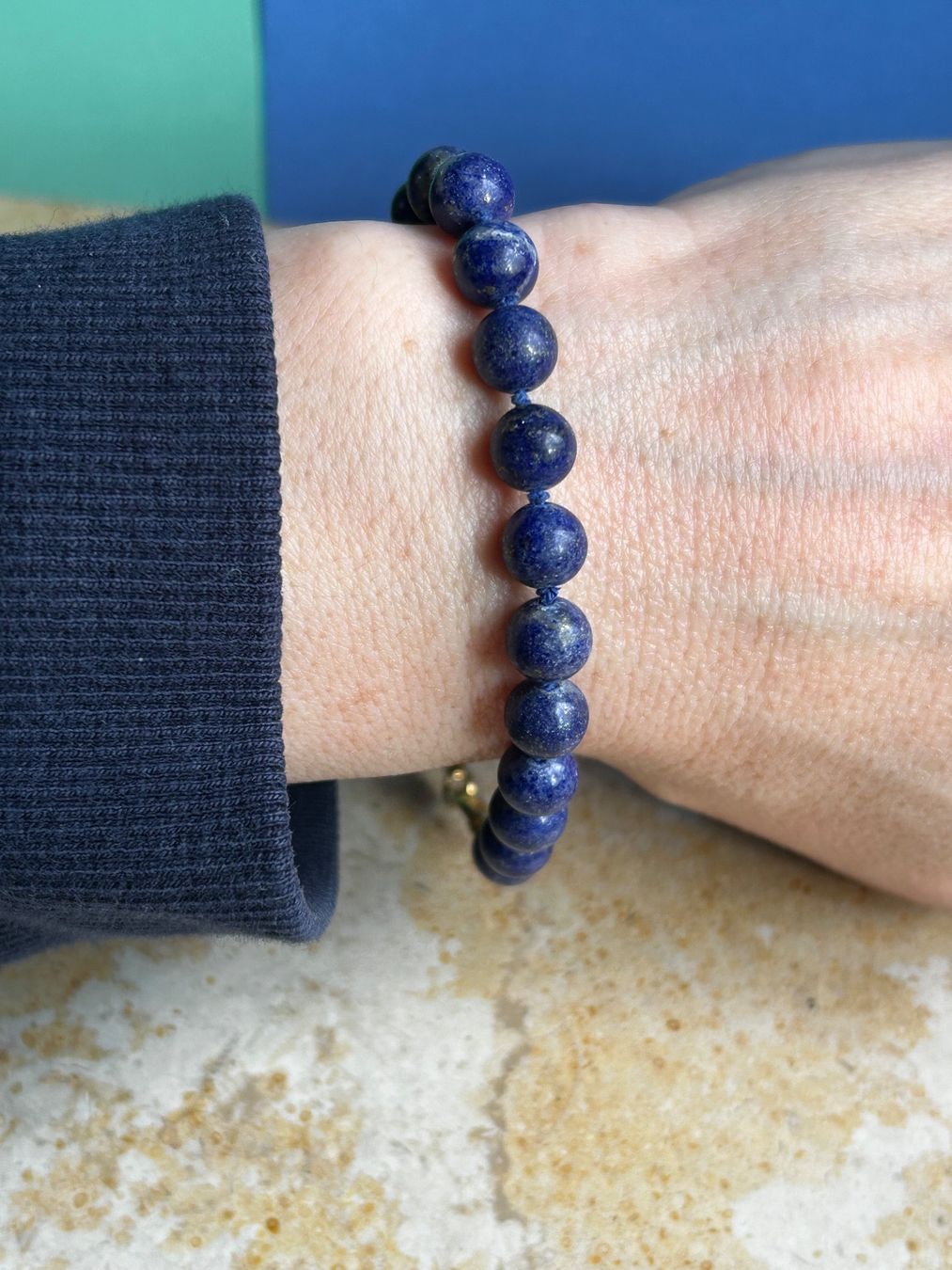 Bracciali & Braccialetti: Armband Lapislazuli (21.3cm) – Usato da Dittingen venduto da Bellevista