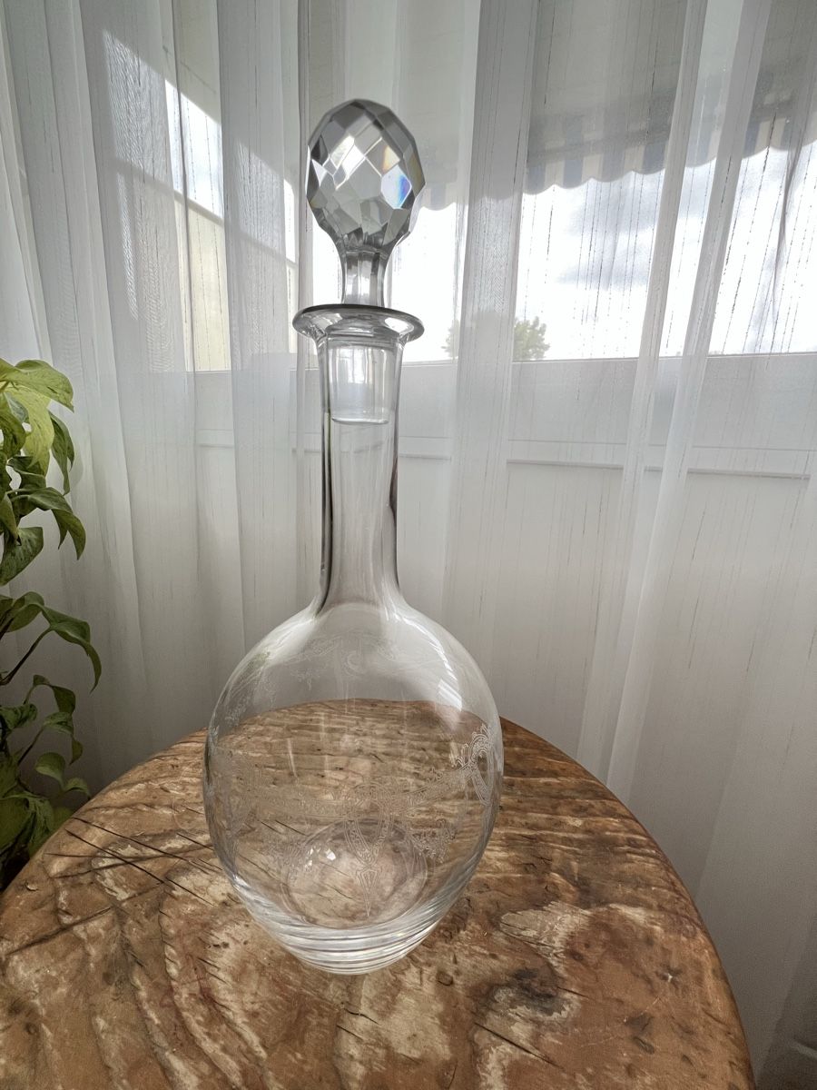 Caraffe: Kristallkaraffe Jg. 1935 – Usato da Schöftland venduto da mamajasima5