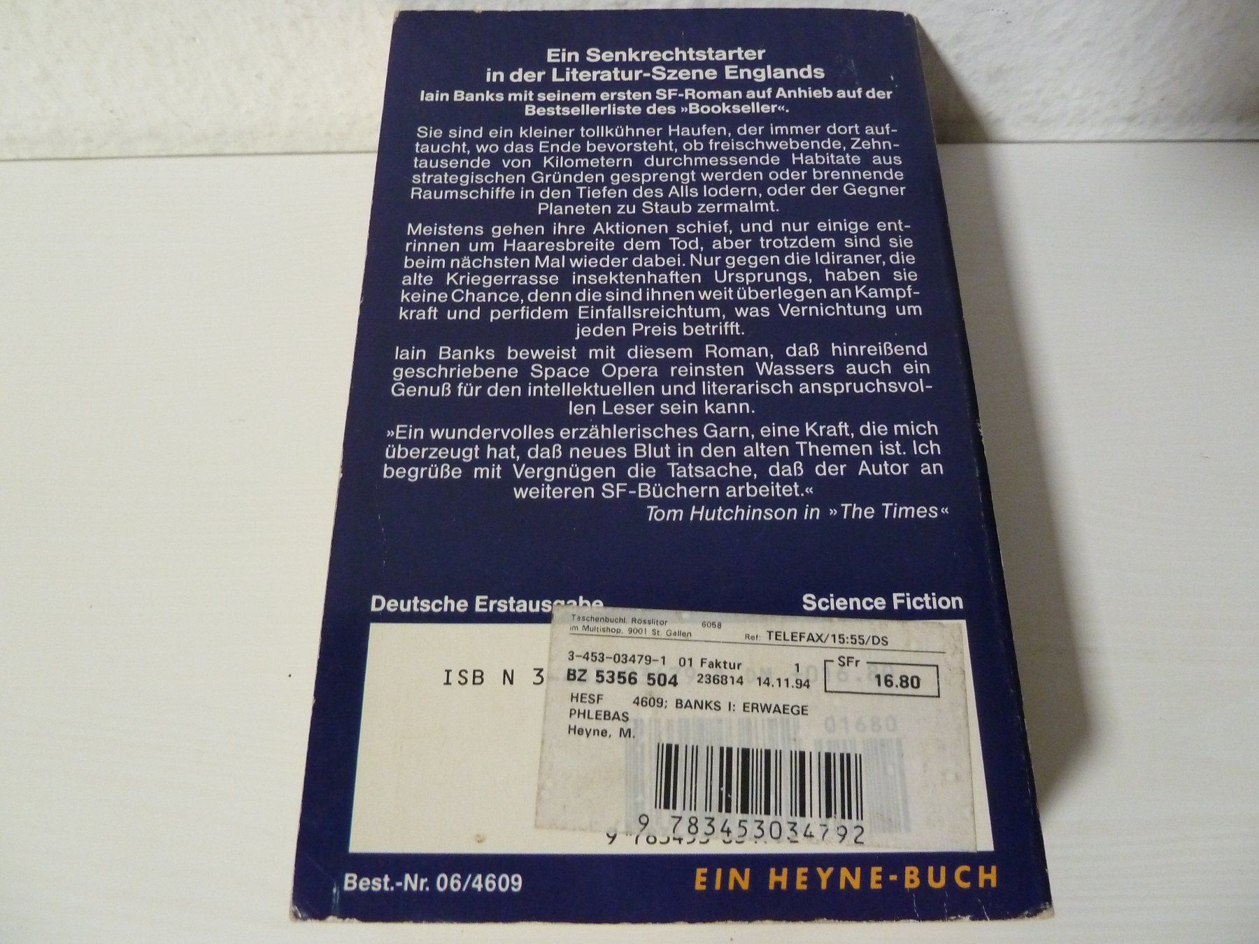 Livres: Iain Banks: Bedenke Phlebas – D'occasion à Abtwil SG par PFu_5i_u5 1