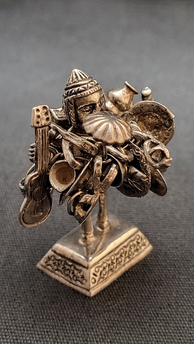 Statuette: Sterling- Figur EKEKO GOTT DES WOHLSTANDES – Usato da Basel venduto da spinne02 5