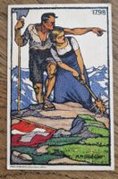 Postkarte Bundesfeier 1913, gegen die Tuberkulose