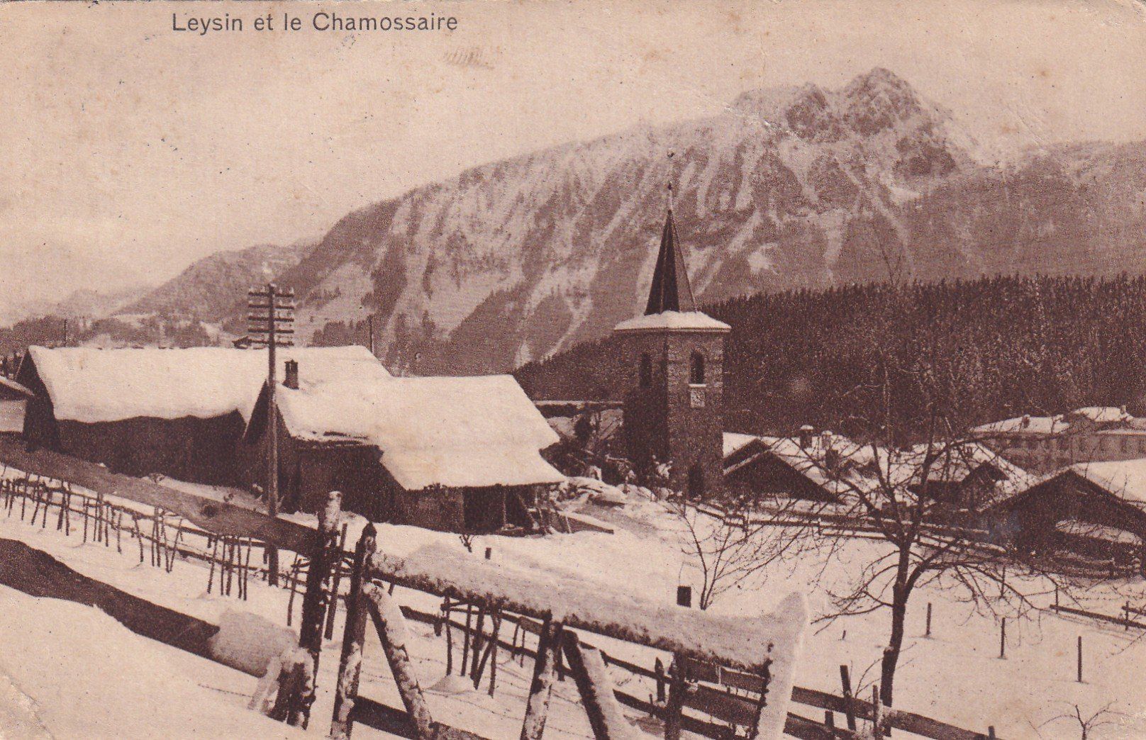 Ansichtskarten: Leysin et le Chamossaire – Gebraucht aus Cormoret von Pascalll2001