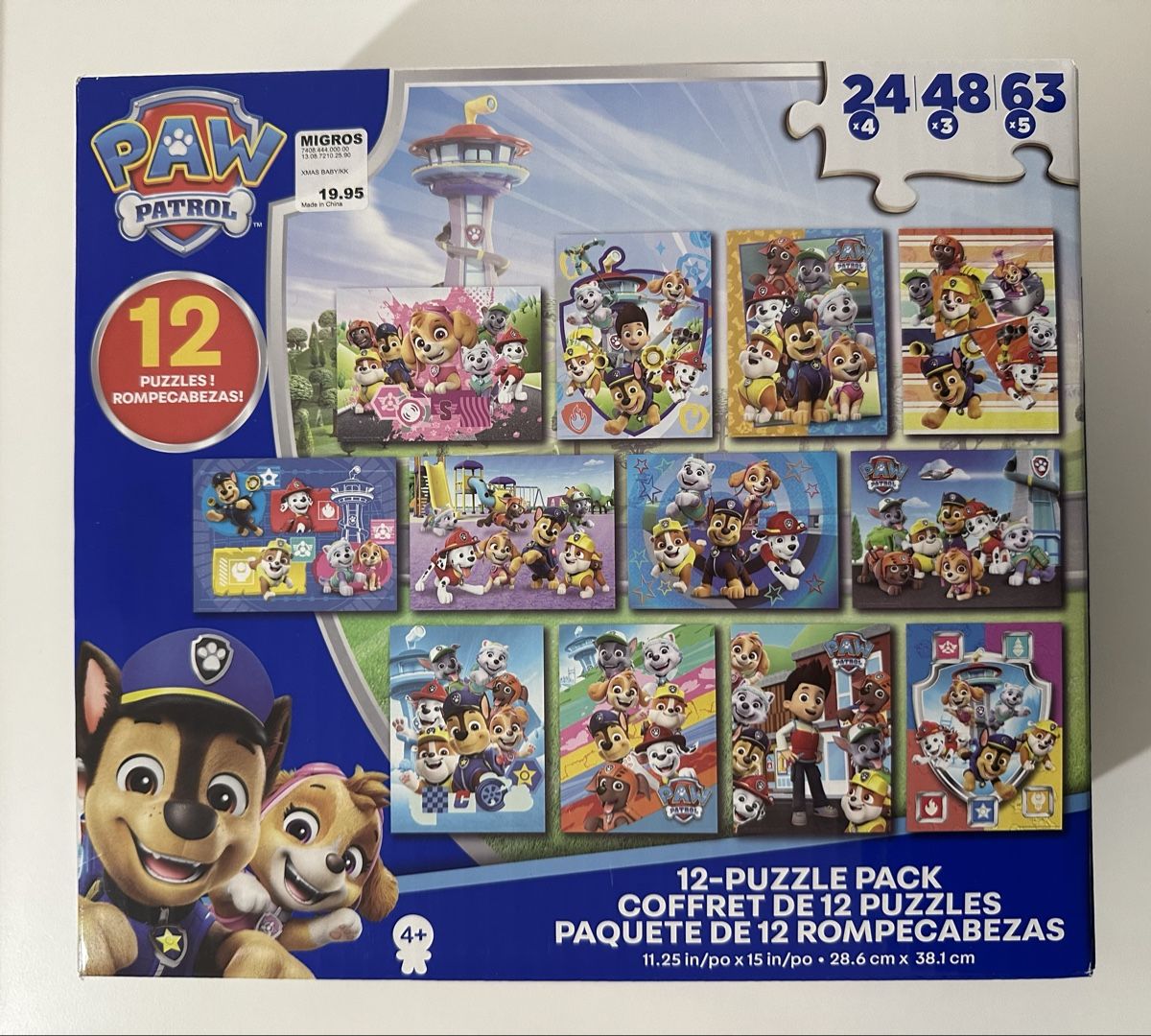 Spin Master Paw Patrol 12-in-1 Puzzle Set (Neu und originalverpackt) in ...