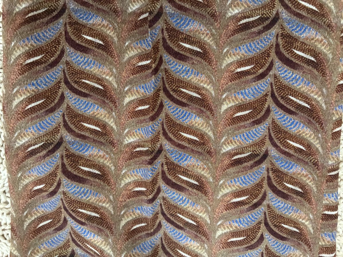 Pantalons: Mason's Pants Viscose Size 38 Brown Blue Pattern – D'occasion à Lausanne par milasha 4