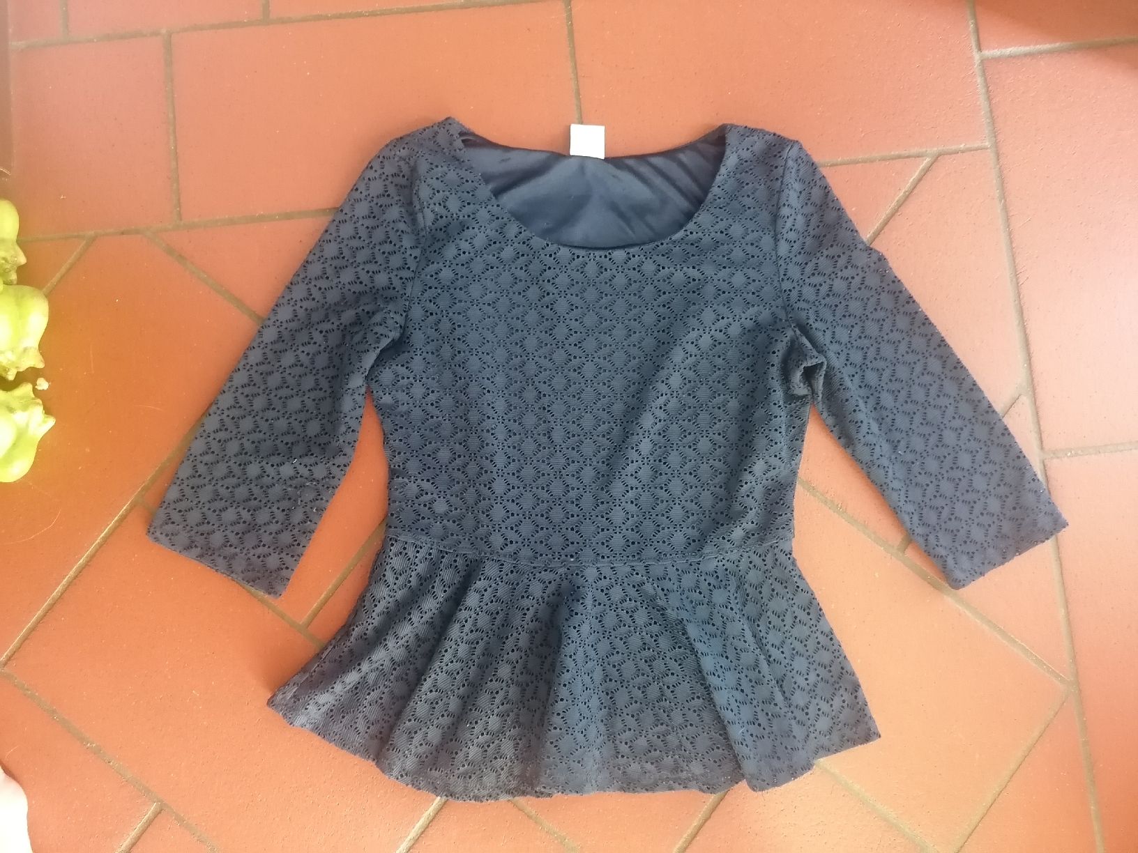 Vero Moda Camicette: **Elegante Spitzenbluse/shirt gr. M, dunkelblaue ** – Usato da Bedigliora venduto da Dolcezza0 1