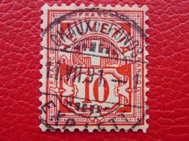 1882: Nr.61A Vollstempel LA-CHAUX-DE-FONDS (NE)