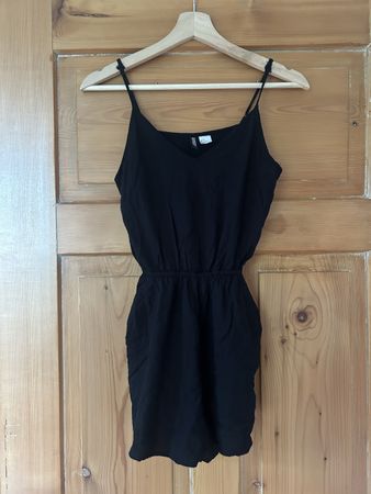 Schwarzer Sommer Jumpsuit von H&M - Grösse 34