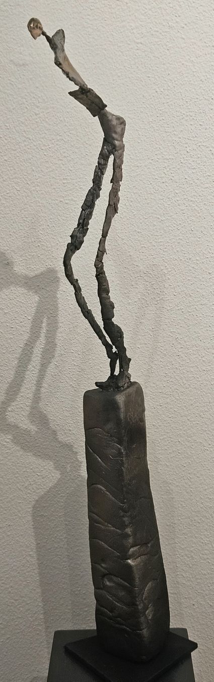 Skulpturen & Statuen: SKULPTUR/ Metall Kunstobjekt/ Höhe cm 80 – Gebraucht aus Rieden AG von mar_97nb