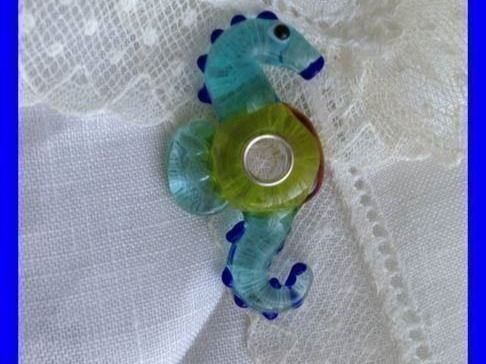 Ciondoli: GLAS BEAD SEEPFERDCHEN Charm  kompatibel mit Pandora – Nuovo (secondo la descrizione) da Subingen venduto da ArtBead 5