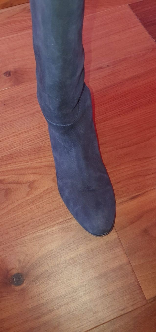 Navyboot Scarpe da donna: Bottes Navyboot en daim bleu – Usato da St-Sulpice VD venduto da juhdu 7