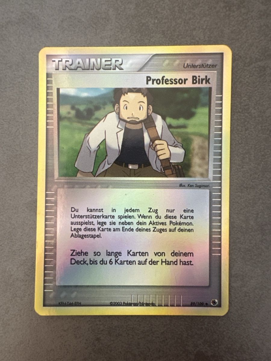 Pokémon Carte collezionabili: Pokémon Professor Birk 89/109 Reverse Holo  – Nuovo (secondo la descrizione) da Düdingen venduto da SwissBricks