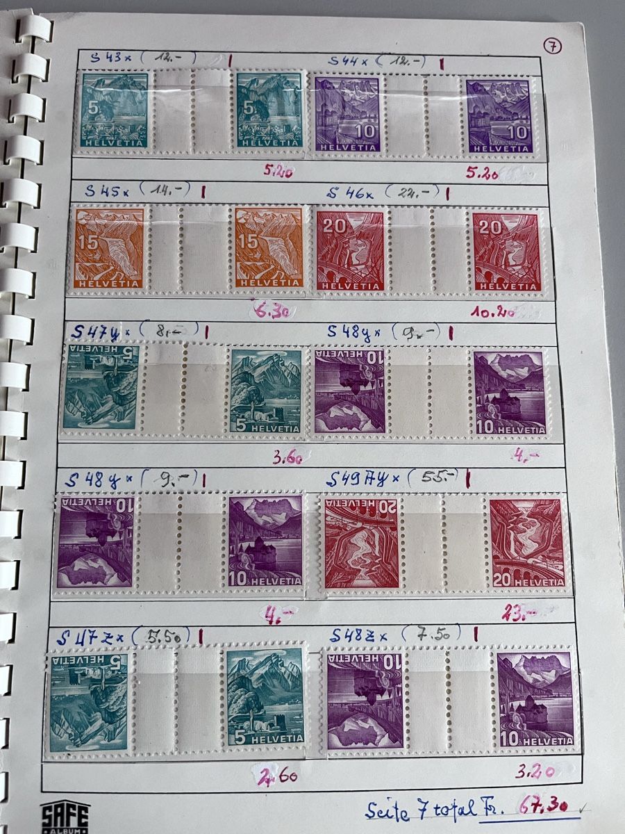 Tutti i francobolli: Briefmarken Auswahlheft Schweiz – Usato da Römerswil LU venduto da manuscha_ 3