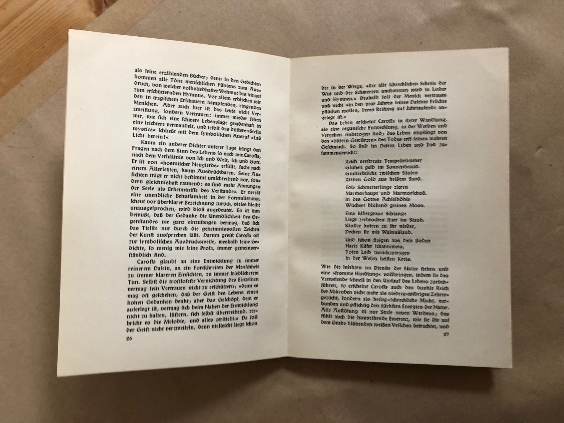 Libri: Dr. Giuseppe Clivio: Hans Carossa – Usato da Zürich venduto da allp 7