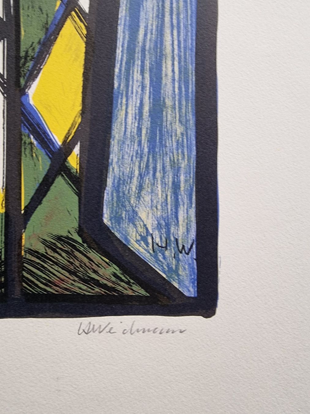 Grafiken & Lithographien: HANS WEIDMANN SERIGRAPHIE SIGNIERT NUMMERIERT – Gebraucht aus Gersau von kunst-online 4