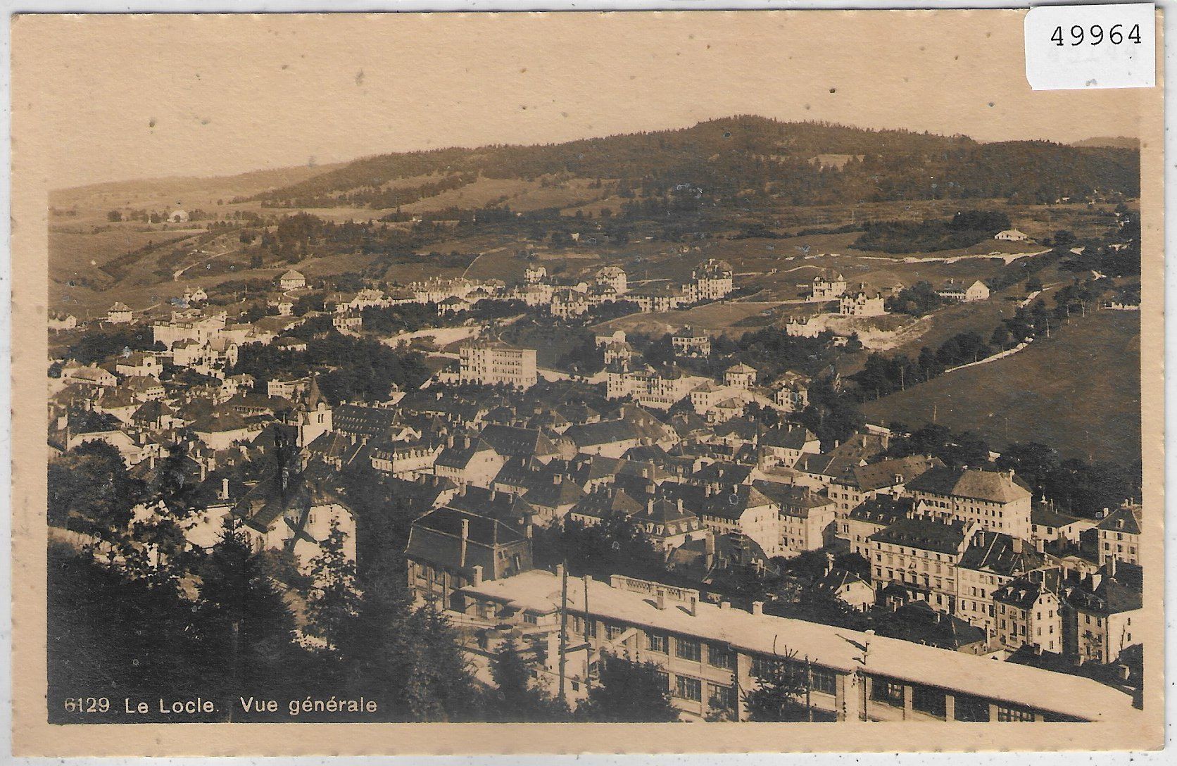 Cartes postales: Le Locle - Vue generale – D'occasion à Ettingen par Kartenplanet