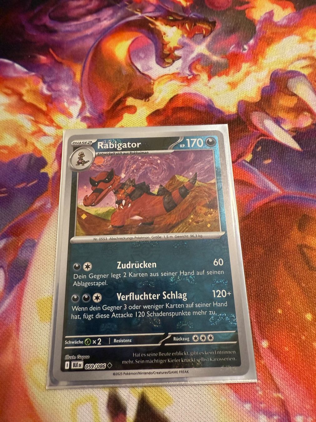 Pokémon Carte collezionabili: Rabigator (xBLK 059) / Meisterball / Schwarze Blitze – Nuovo (secondo la descrizione) da Bülach venduto da CherryBlu