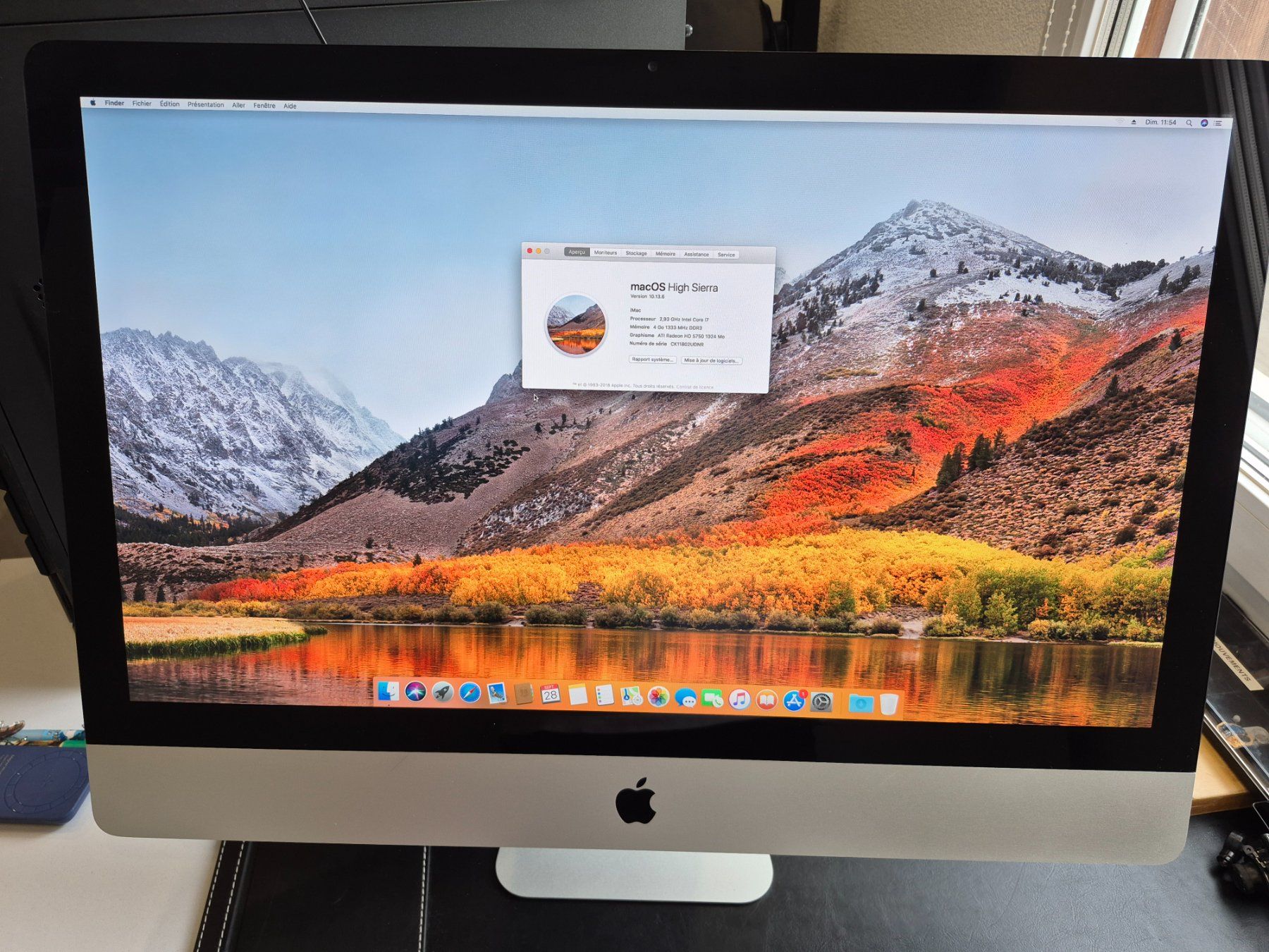 Apple PCs: iMac 27 inch Mid 2010 – D'occasion à Frinvillier par ltd22