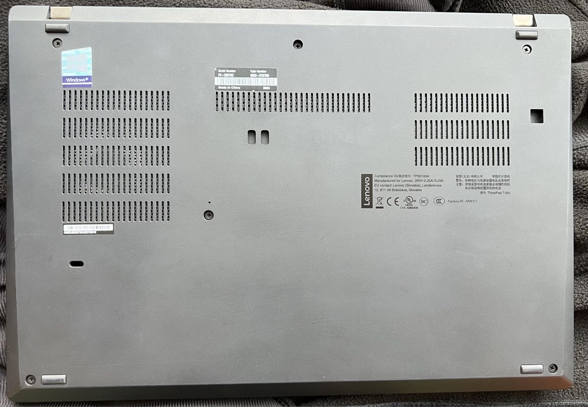 Lenovo Notebook: Lenovo ThinkPad T490 – Nuovo (secondo la descrizione) da Reinach AG venduto da Noar.K 2