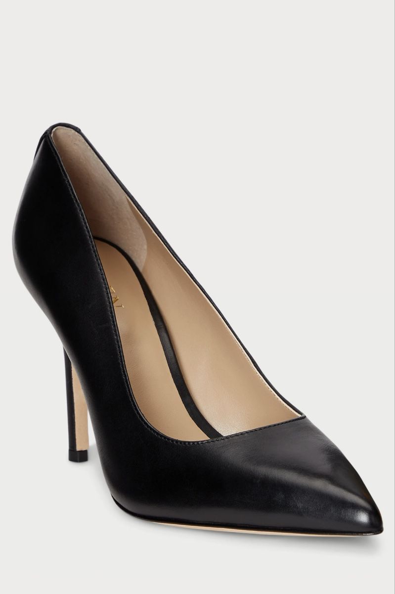 Ralph Lauren Scarpe da donna: Schwarze Leder Pumps von Ralph Lauren – Nuovo (secondo la descrizione) da Zumikon venduto da lar_h5tb