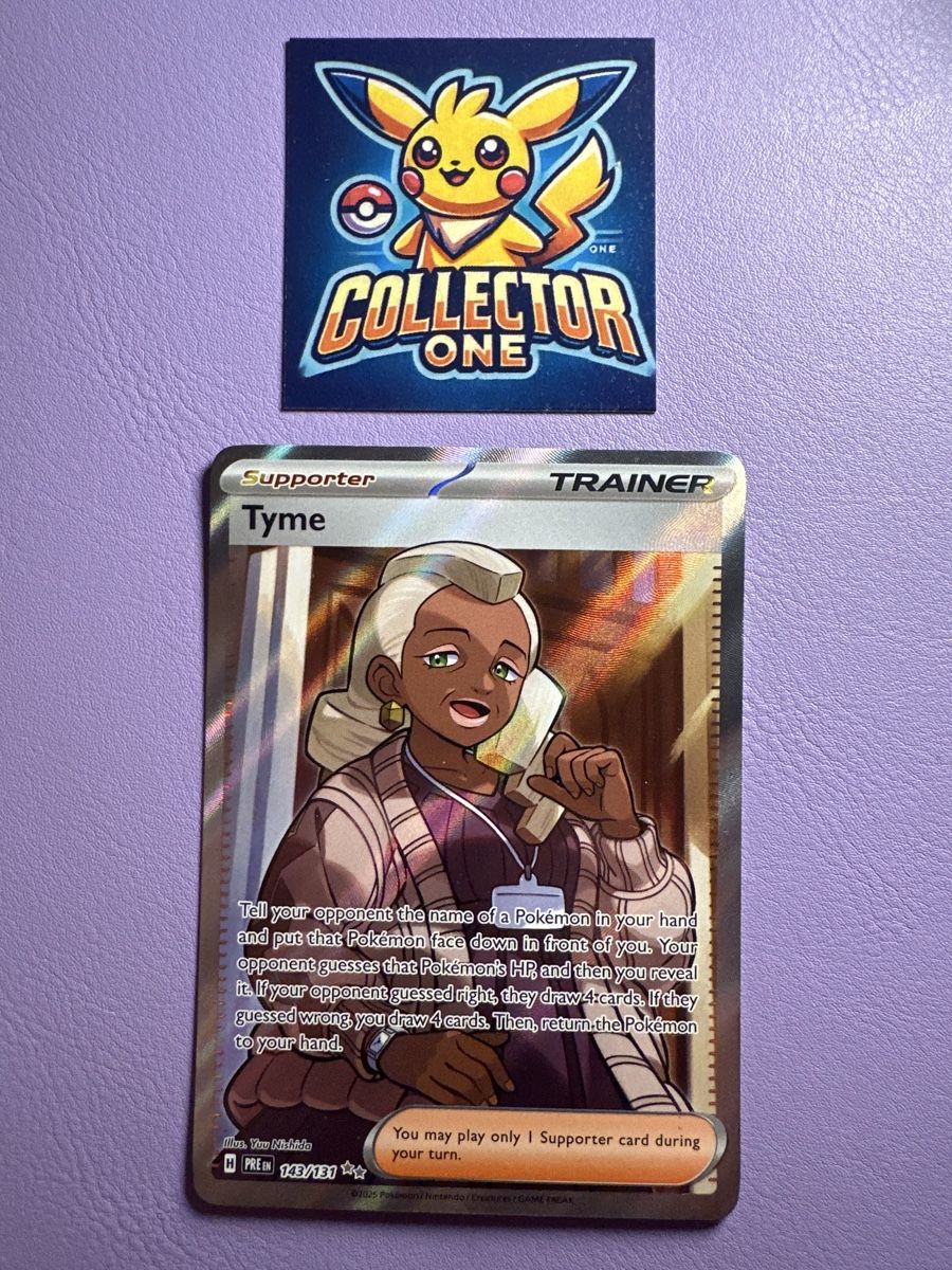 Pokémon Carte collezionabili: Pokemon Tyme Trainer Prismatic Evolutions – Nuovo (secondo la descrizione) da Lommiswil venduto da CollectorOne