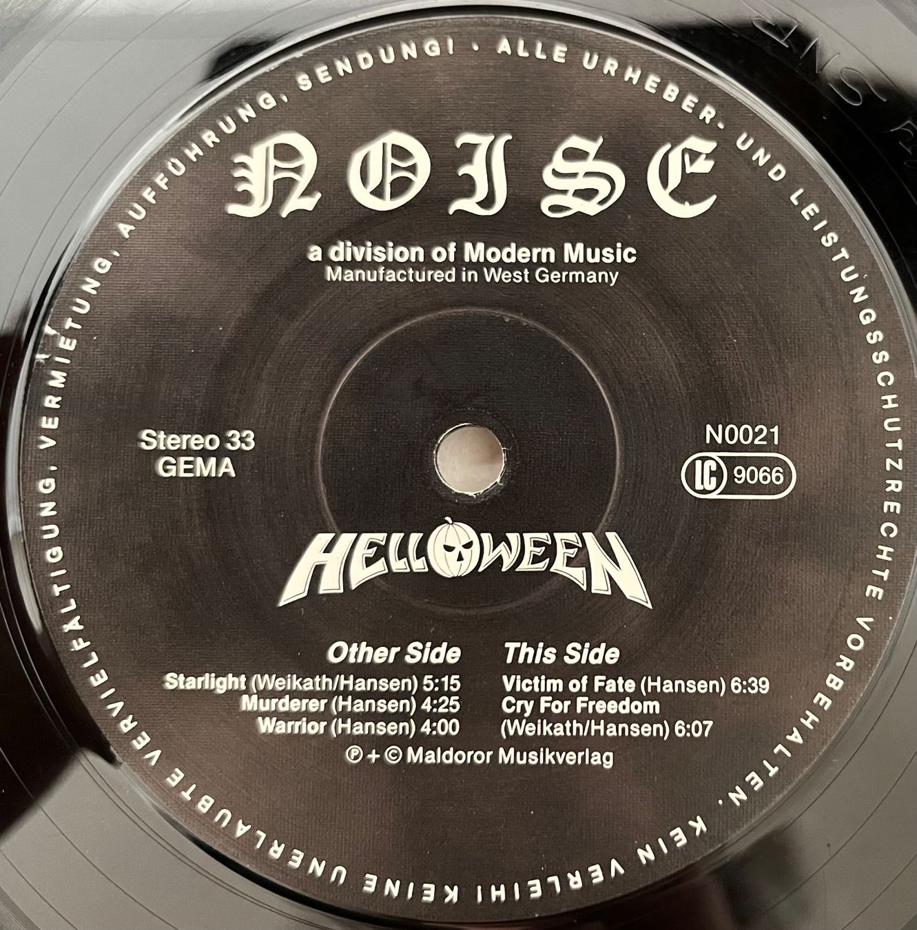 Schallplatten: HELLOWEEN - HELLOWEEN - 33 Tours – Gebraucht aus Bussigny von vinyl-pas-cher 2