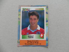Orginal Panini Fussball Bild Schweiz Murat Yakin Euro 1996