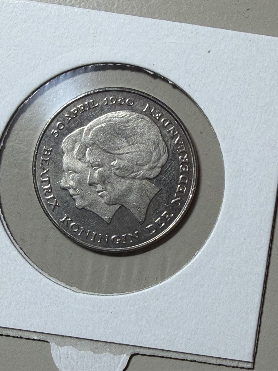 Tutti le monete: Pays-bas - 1 gulden - 1980 – Usato da Payerne venduto da Mike1682 1