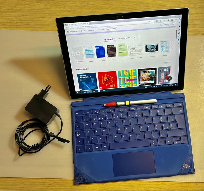 Surface Pro 4 , mit Tastaturcover und aktivem HP Stift Kaufen auf Ricardo