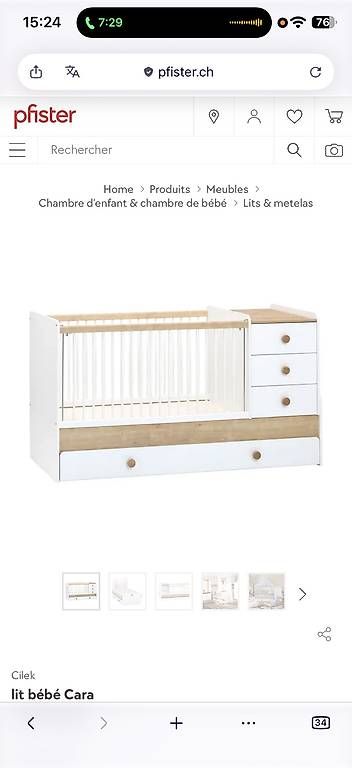 Letti: Chambre bébé et enfant  – Usato da Crissier venduto da bpa_6nl8 3