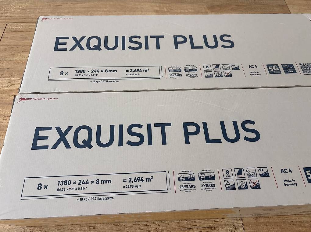 Rivestimenti per pavimenti: Laminat Eiche Montemerlo 8.0 – Nuovo e nell'imballaggio originale da Einsiedeln venduto da Redur 1
