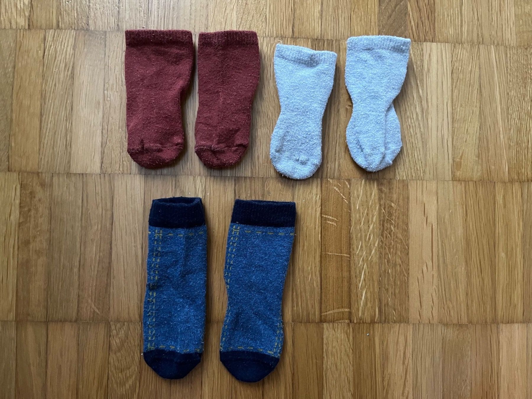 Socken für Kinder: Babysocken Gr. 19 (3 Stk) – Gebraucht aus Jona von Good_luck_