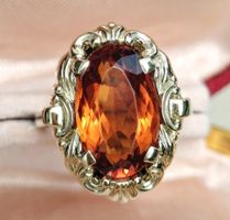 ✨Antiker Madeira Citrin Ring 14ct 585 Gold