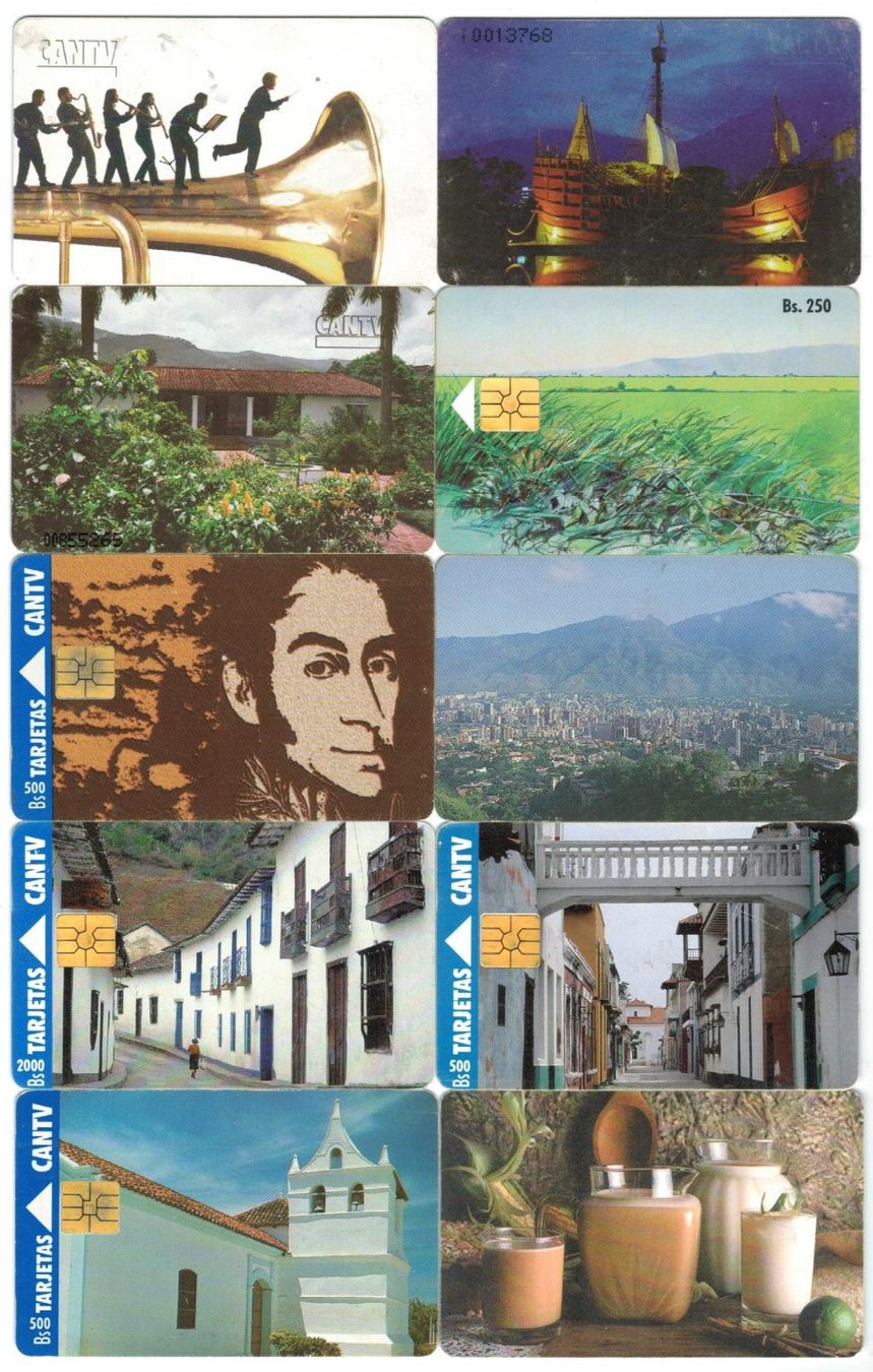 Cartes de téléphone: 10 Telefonkarten Venezuela – D'occasion à Zürich par Tolima194