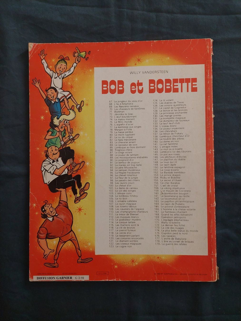 Fumetti: Bob et Bobette T.79 La Harpe Perdue Ed.1980 BE – Usato da Genève venduto da Blu_BD 1