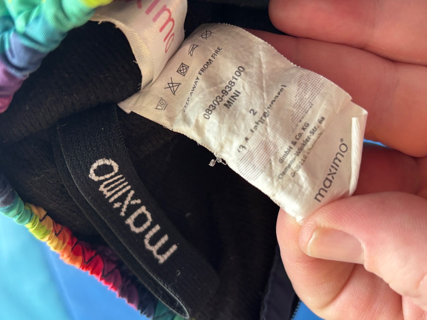 Altro abbigliamento per bambino: Winter Fausthandschuhe Maximo Regenbogen Gr. 2, 3-4 Jahre – Usato da Herzogenbuchsee venduto da MoLa85 2