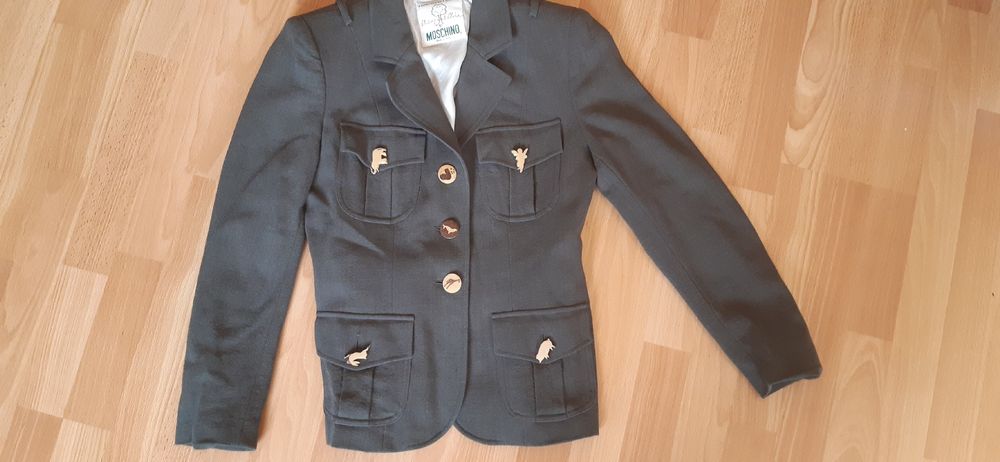 Veste Moschino Femme Taille 44 / UK12 - Occasion Très Bon état, Style Blazer Rouge