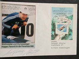 Wolfgang Hoppe - Handsigniert mit 1. Tagstempel