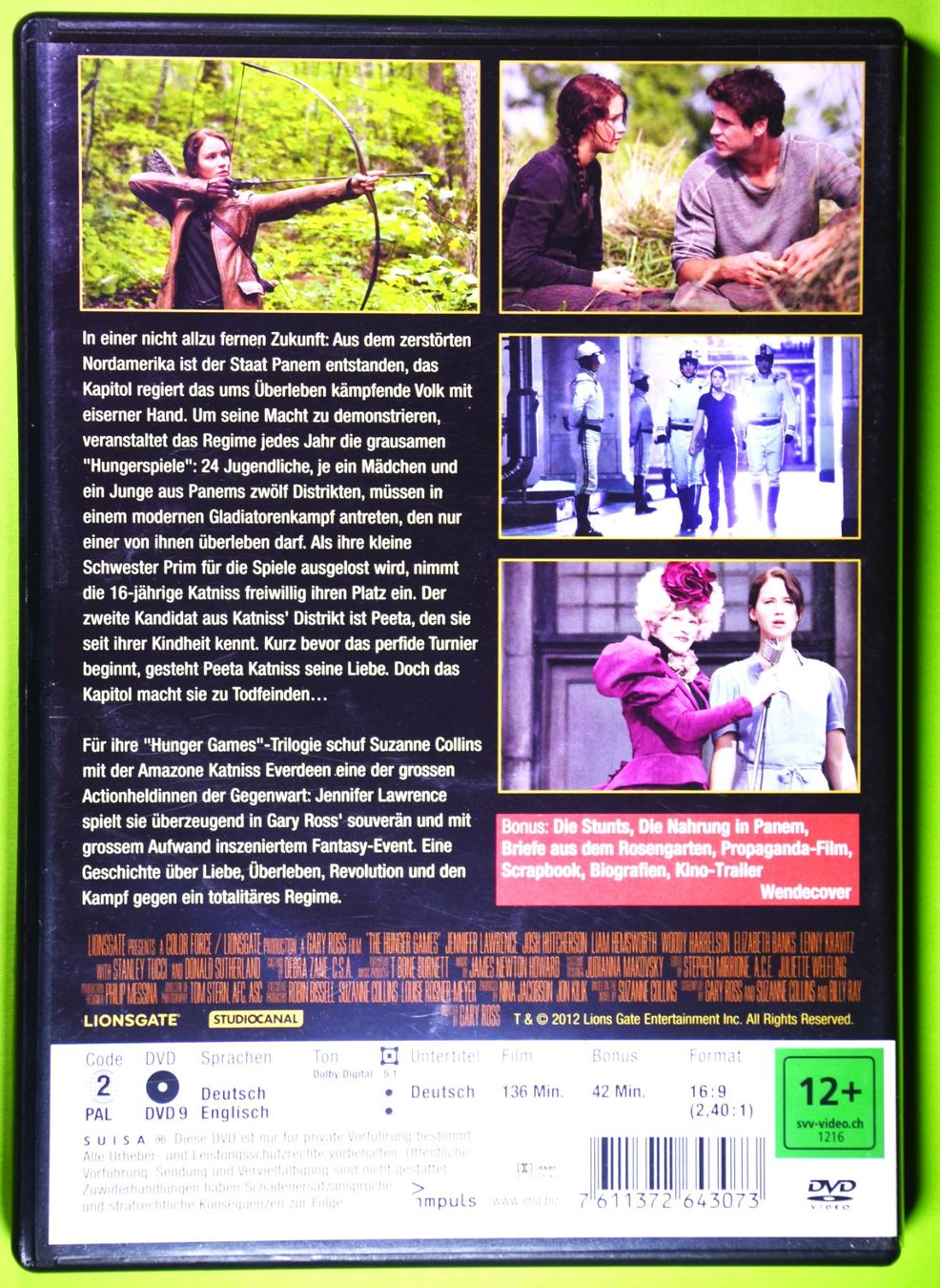 Alle DVDs: DIE TRIBUTE VON PANEM - THE HUNGER GAMES – Neu (gemäss Beschreibung) aus Luzern von piro12 1