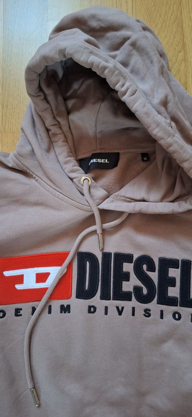 Diesel Maglioni & Felpe: Diesel, sweat à capuche, brun – Nuovo e nell'imballaggio originale da Lussery-Villars venduto da pousinete02 1