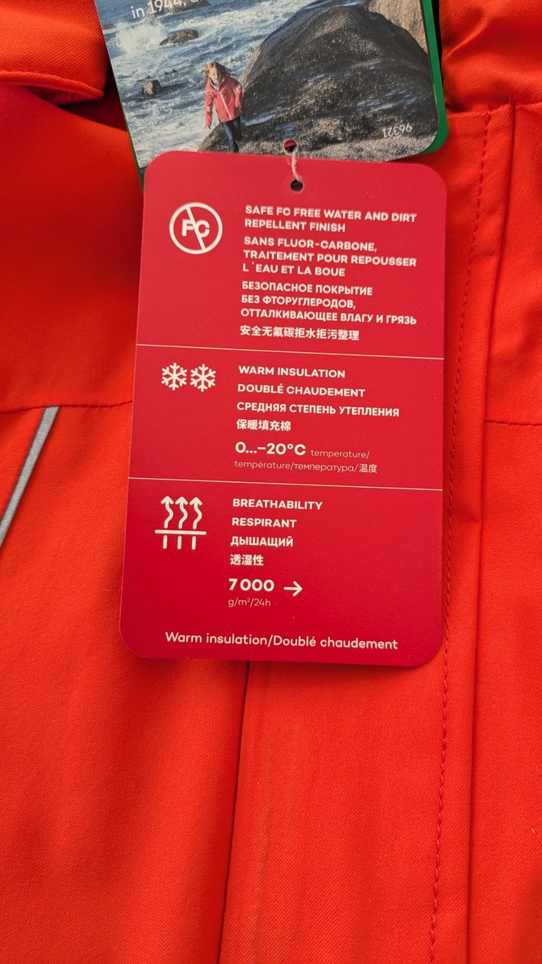 Reima Giacche & Cappotti: NEU Reima - Winterjacke - orange -128 – Nuovo (secondo la descrizione) da Staufen venduto da Fleby84 3