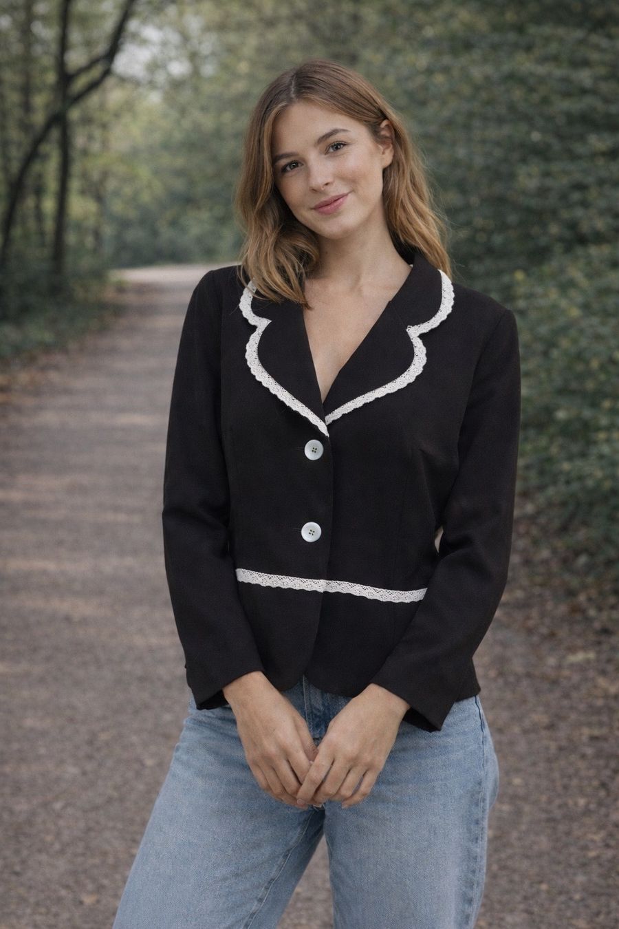 Giacche: Blazer mit Spitze – Usato da Winterthur venduto da Flomiverse
