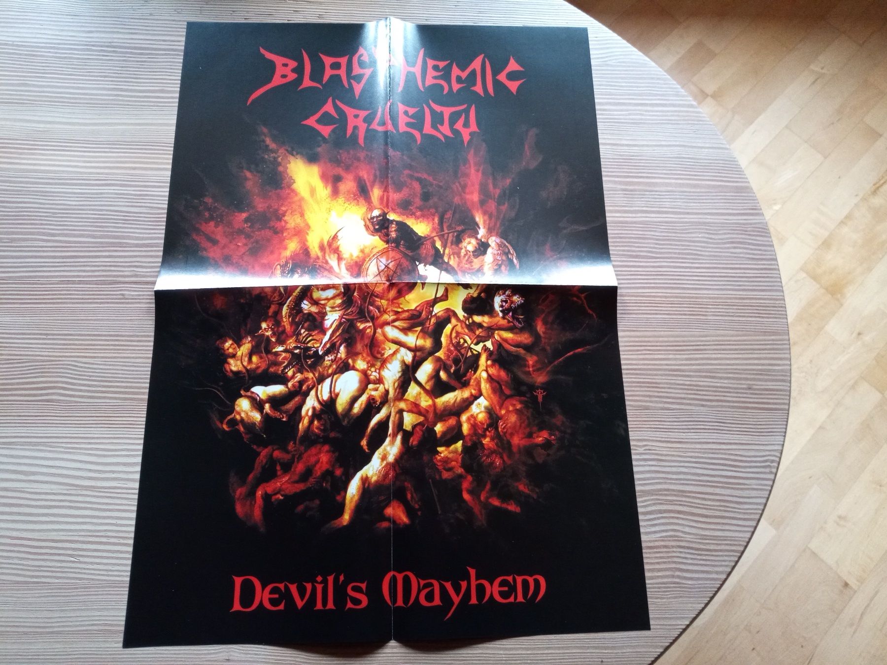 Dischi in vinile: Blasphemic Cruelty-Devil's Mayhem 12'' Red Vinyl LP lt 100 – Nuovo (secondo la descrizione) da Brienz BE venduto da INTERNALFIRE 2