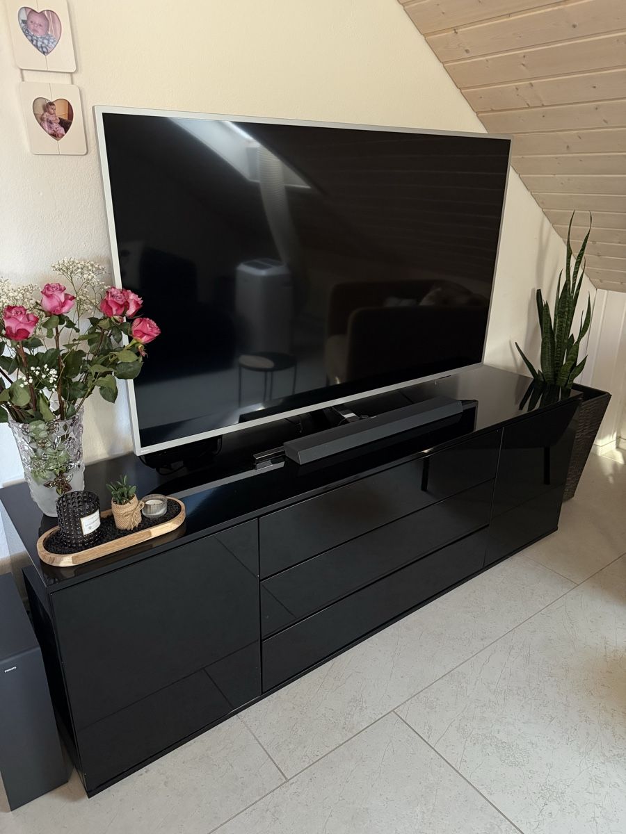 Kommoden: Sideboard schwarz Hochglanz – Gebraucht aus Felben-Wellhausen von Yalbey 1