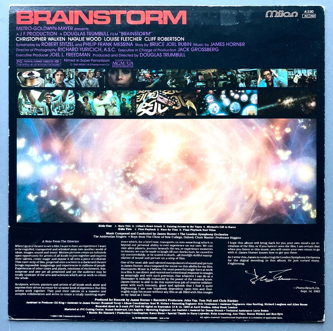 Dischi in vinile: MUSIQUE DE FILM - BRAINSTORM – Usato da Poliez-Pittet venduto da Newtown-Records 1