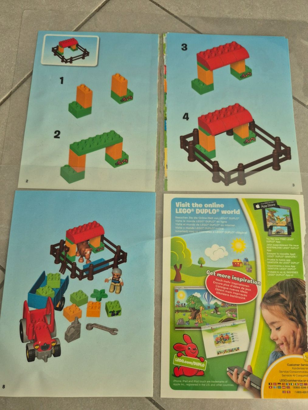 Lego Spielzeuge: LEGO Duplo Bauernhof mit Traktor – Gebraucht aus Galgenen von Nsc32 1