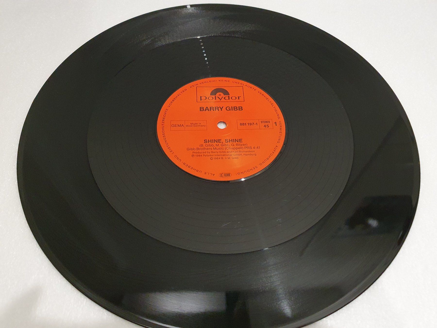 Dischi in vinile: Barry Gibb – Shine, Shine – Usato da Uster venduto da Vinyl-Leidenschaft 5