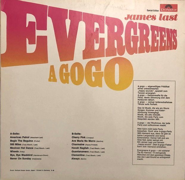 Vinyles: 6x LPs James Last – D'occasion à Grüningen par azulgrisvinyl 1