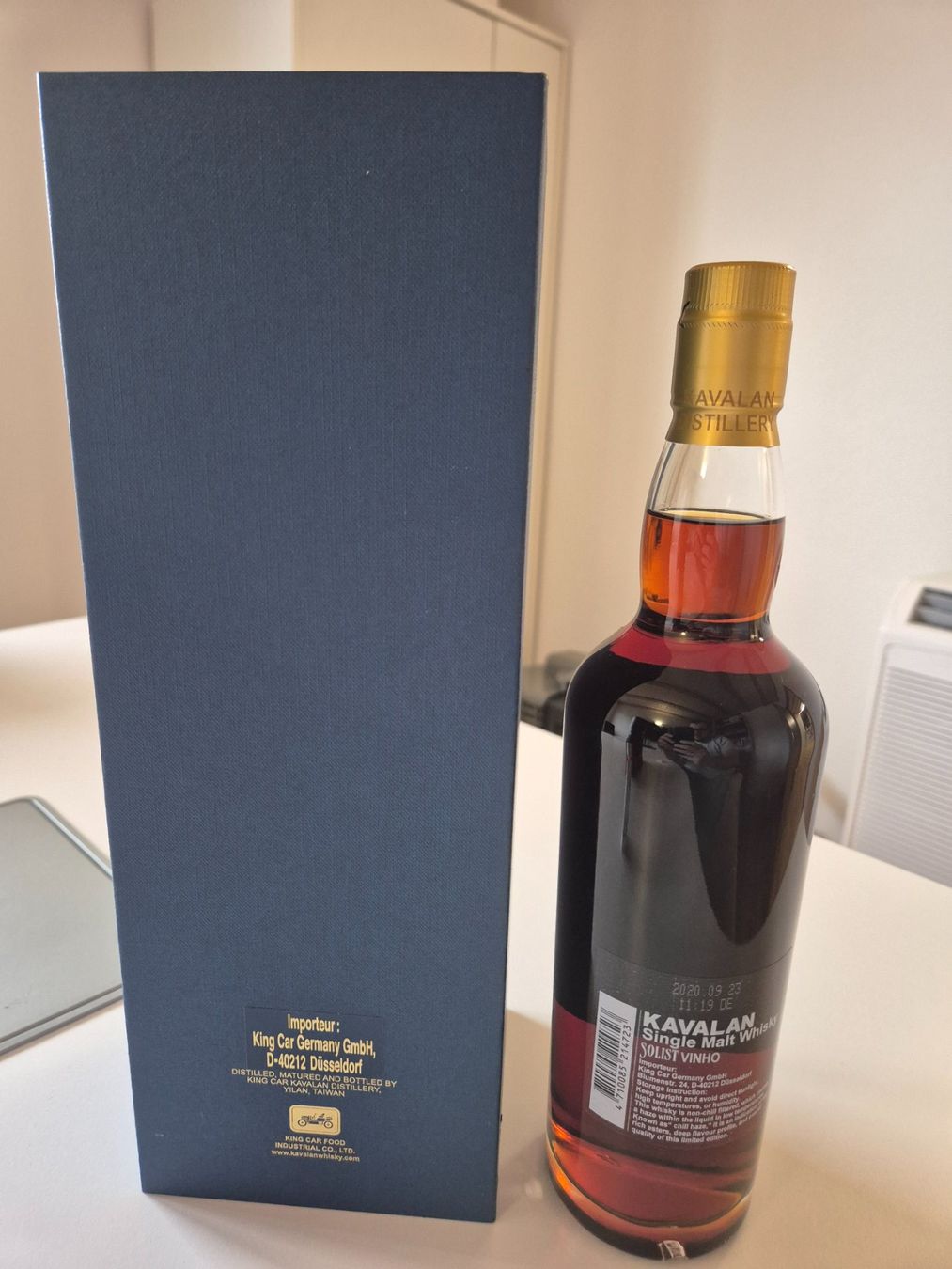 Kavalan Spiritueux: Kavalan Solist Vinho Barrique – Neuf avec emballage d'origine à Vouvry par Peki23 2