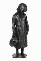 Statue en Bronze 106 cm de “Bambina” Vincenzo Aurisicchio