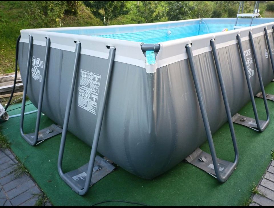 Intex Schwimmbad: Intex Frame Pool, Rechteckig, inkl. Pumpe & Zubehör! – Gebraucht aus Grabs von Windancer 1